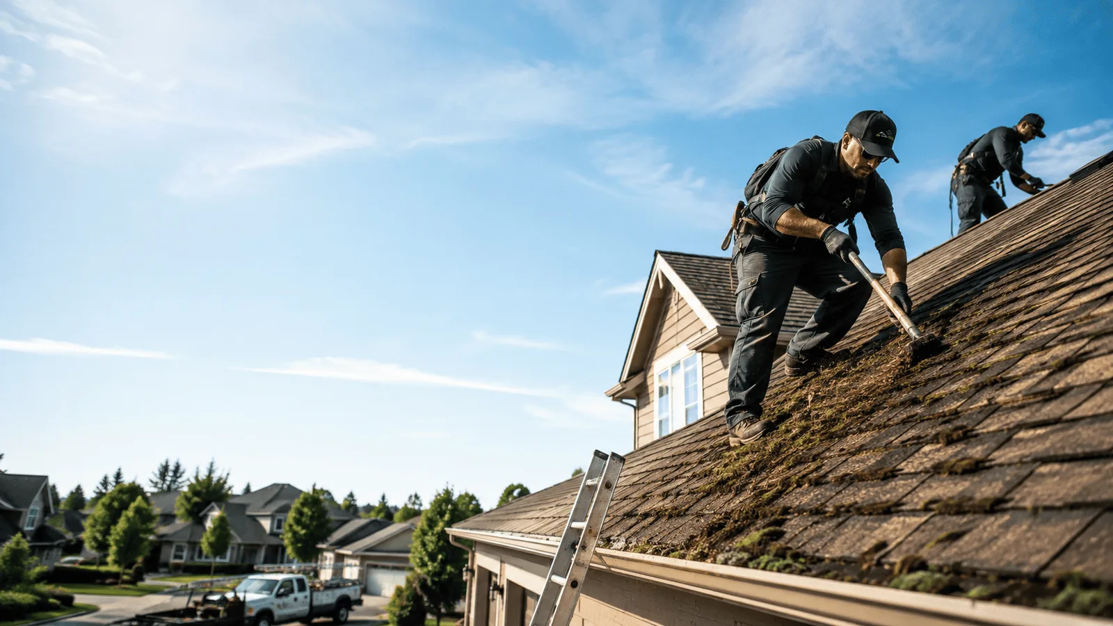 Roof Moss Removal in Union Grove, WI near me